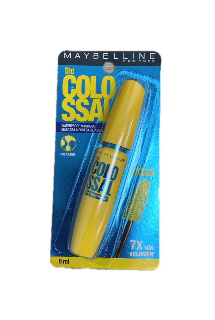 PESTAÑINA MAYBELLINE COLOSSAL AMARILLA A PRUEBA DE AGUA X 8 ML