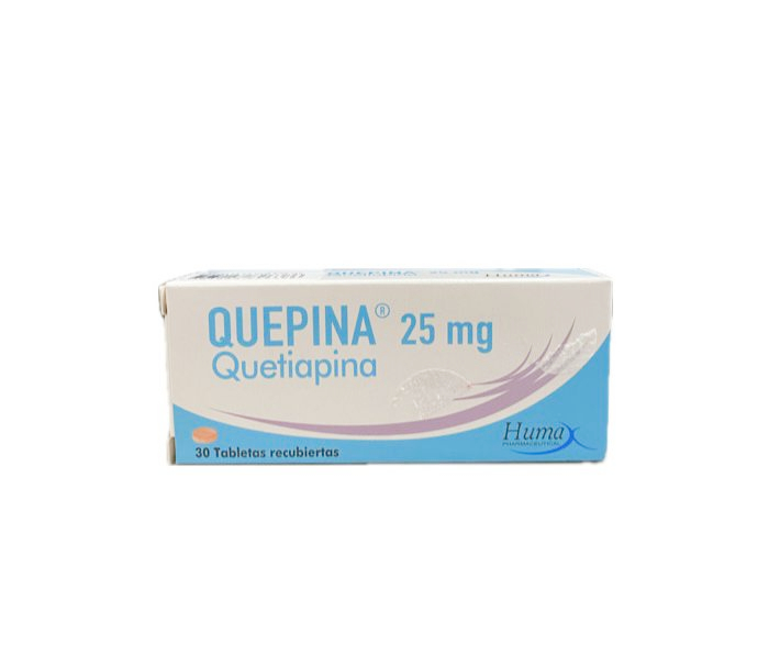 QUETIAPINA 25 MG CAJA X 30 TABLETAS HUMAX