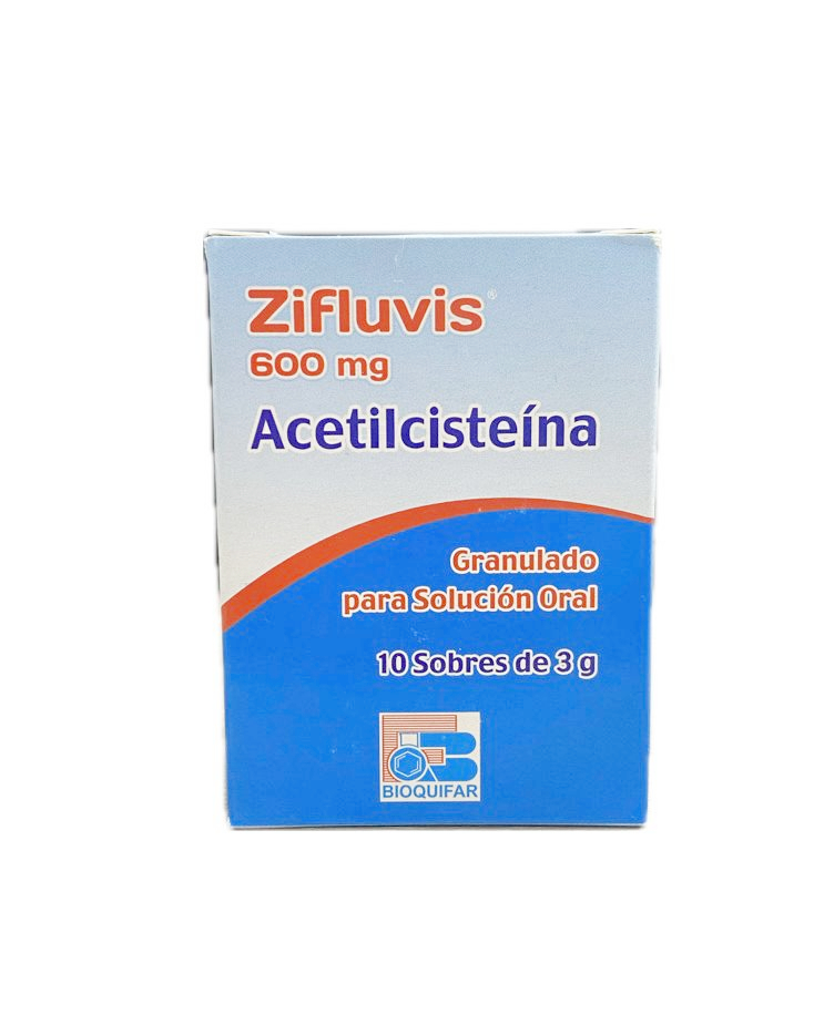 ZIFLUVIS 600 MG CAJA X 10 SOBRES GRANULADO DE 3 GR C/U 