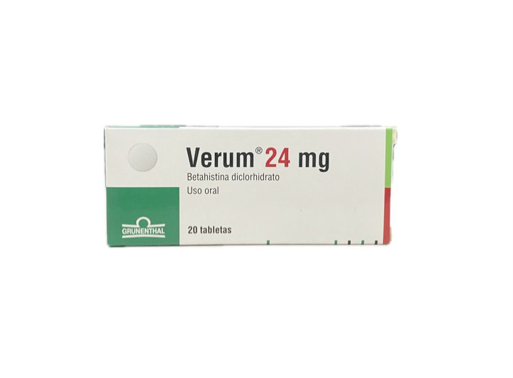 VERUM 24 MG CAJA X 20 TABLETAS 