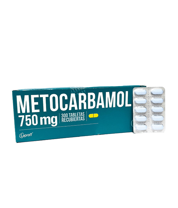 METOCARBAMOL 750 MG CAJA X 300 TABLETAS LAPROFF