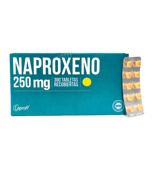 NAPROXENO 250 MG CAJA X 300 TABLETAS LP