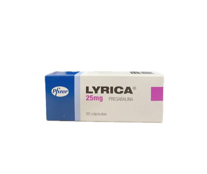 LYRICA 25 MG CAJA X 30 CAPSULAS