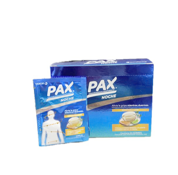 PAX NOCHE BEBIDA POLVO CAJA CON 24 SOBRES X 6 GR C/U