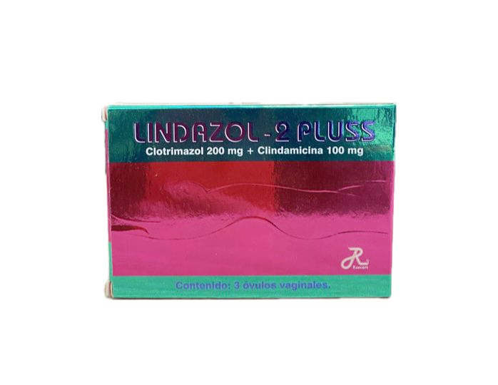 LINDAZOL-2 PLUSS OVULOS VAGINALES CAJA X 3 UNDS