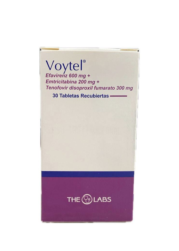 VOYTEL 600MG+200MG+300MG CAJA X 30 TABLETAS RECUBIERTAS
