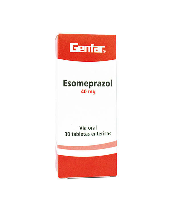 ESOMEPRAZOL  40 MG CAJA X 30 TABLETAS GENFAR