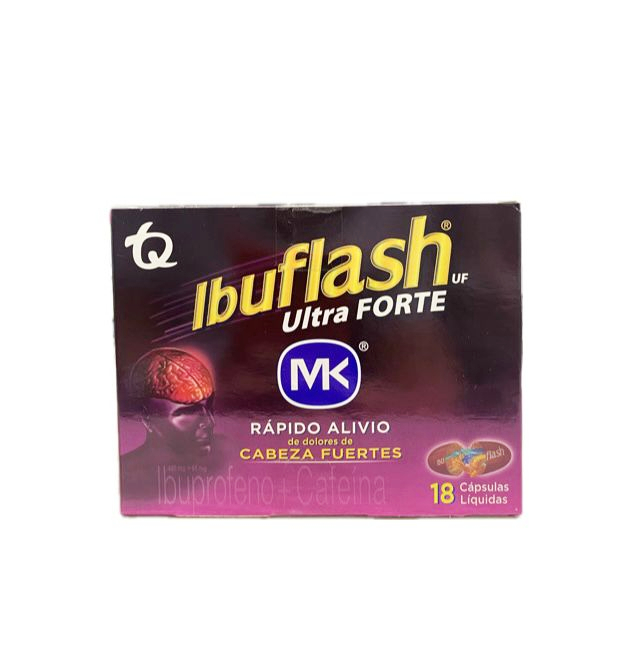 IBUFLASH ULTRA FORTE CAJA X 18 CAPSULAS LIQUIDAS 