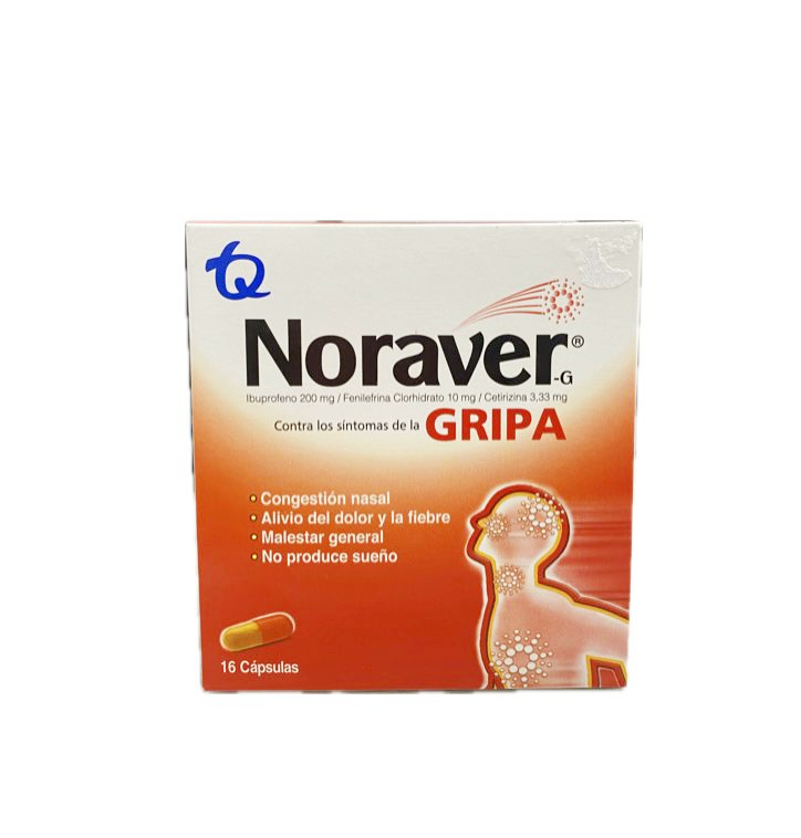 NORAVER G GRIPA CAJA X 16 CAPSULAS