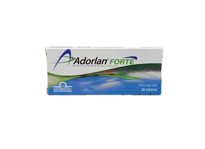 ADORLAN FORTE CAJA X 20 TABLETAS 