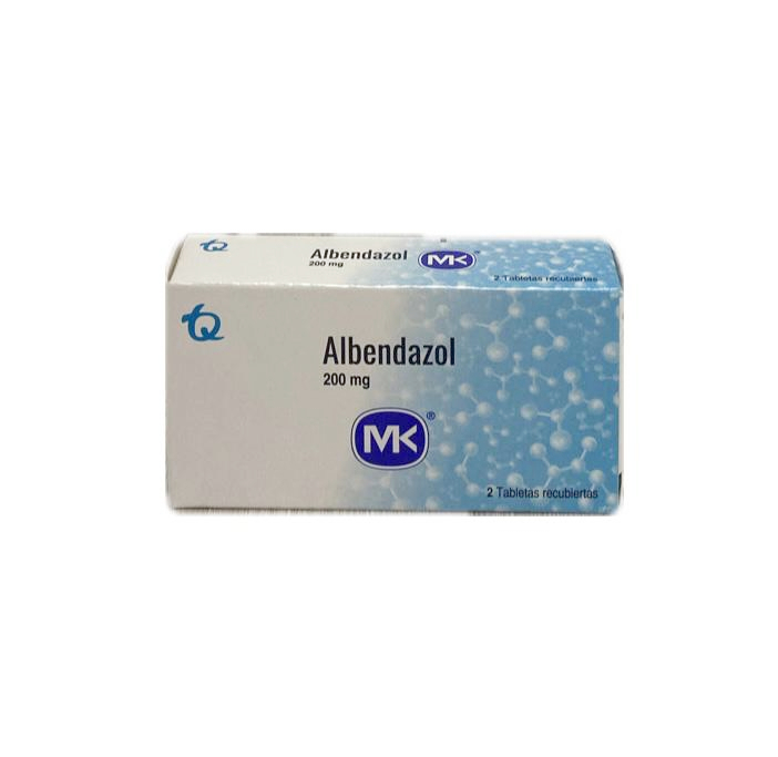 ALBENDAZOL 200 MG CAJA X 2 TABLETAS MK