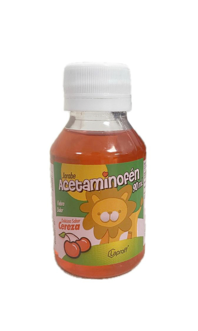 ACETAMINOFEN 150 MG JARABE FRASCO X 90 ML LAPROFF