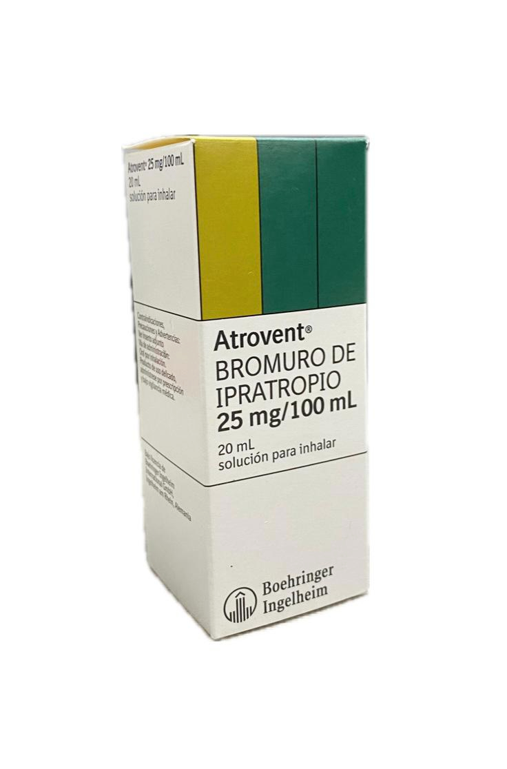 ATROVENT 25MG/100ML SOLUCION PARA INHALAR FRASCO X 20 ML