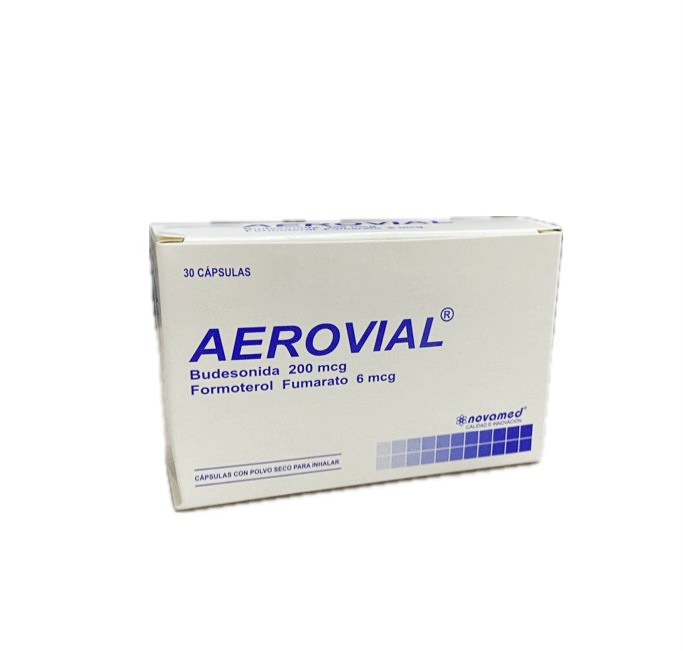 AEROVIAL 200MCG/6 MCG CAJA X 30 CAPSULAS