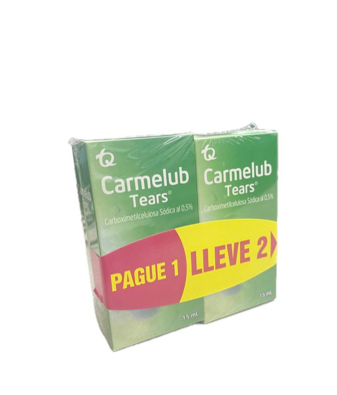 GOTAS OFTALMICAS CARMELUB TEARS  FRASCO X 15 ML PAGUE 1 LLEVE 2