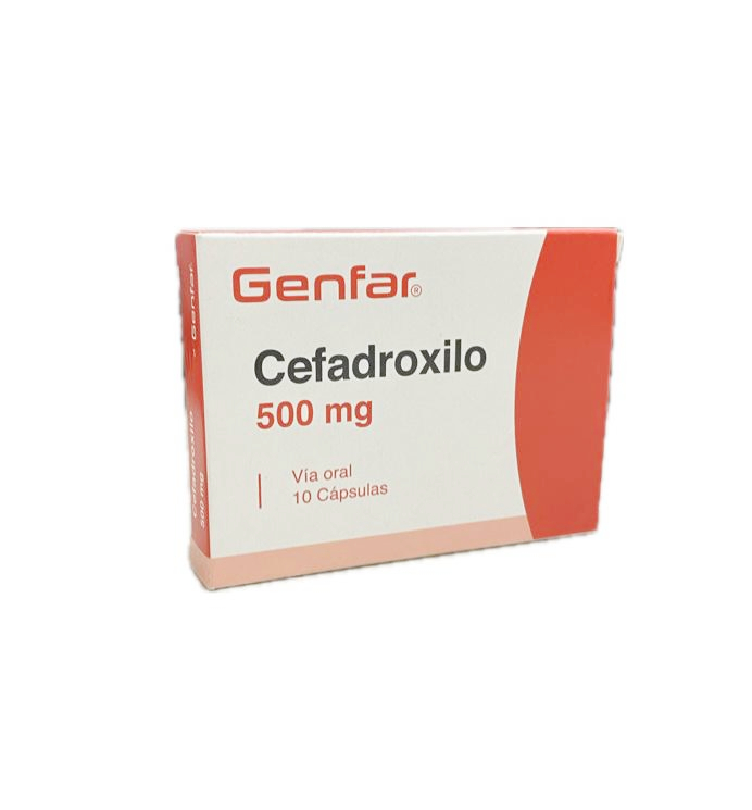 CEFADROXILO 500 MG CAJA X 10 CAPSULAS GENFAR 