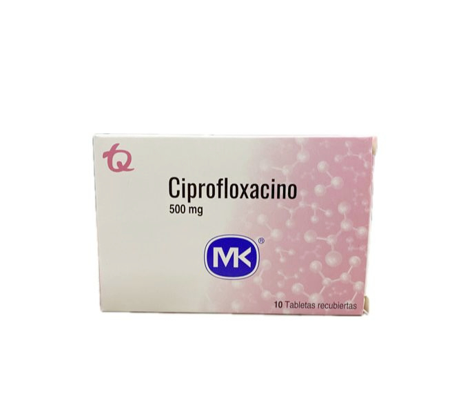 CIPROFLOXACINO 500 MG CAJA X 10 TABLETAS MK