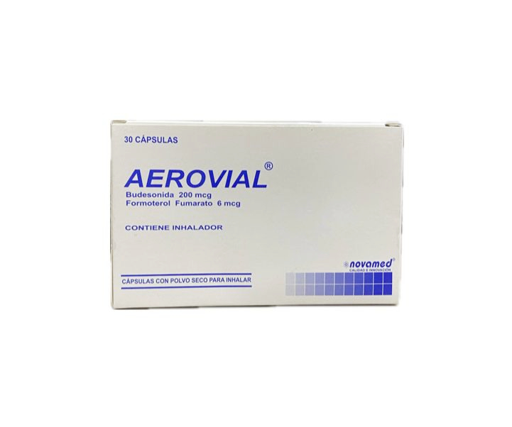 AEROVIAL+ INHALADOR 200MCG/6 MCG CAJA X 30 CAPSULAS