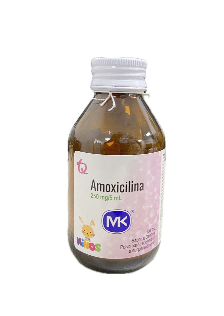 AMOXICILINA SUSPENSION 250MG/5ML FRASCO X 100 ML MK