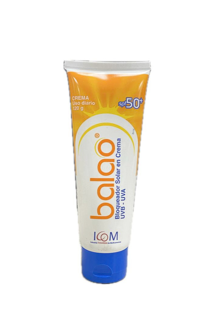 PROTECTOR SOLAR BALAO SPF 50+ CREMA TUBO X 120 G 