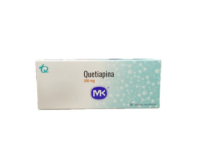 QUETIAPINA 200 MG CAJA X 30 TABLETAS MK