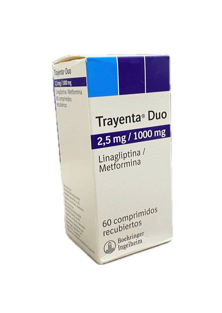 TRAYENTA DUO 2,5MG/1000 MG CAJA X 60 COMPRIMIDOS 