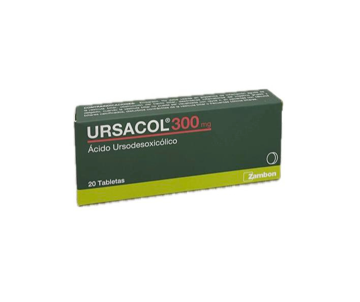 URSACOL 300 MG CAJA X 20 TABLETAS 
