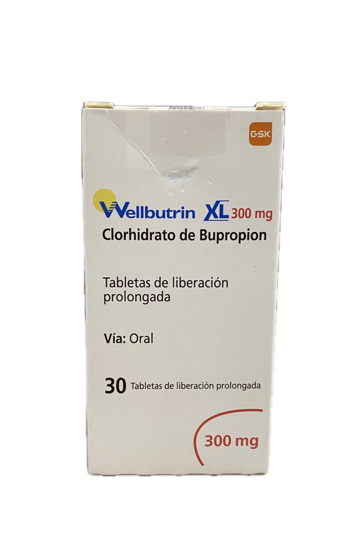 WELLBUTRIN XL 300 MG CAJA X 30 TABLETAS LP
