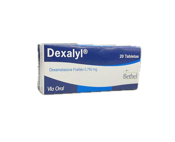DEXALYL 0,750 MG CAJA X 20 TABLETAS 