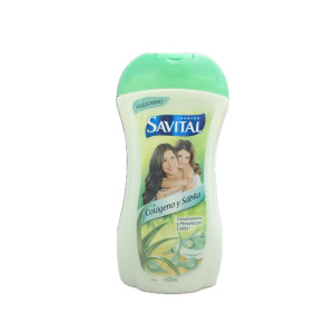 SHAMPOO SAVITAL CON COLAGENO Y SABILA FRASCO X 510 ML