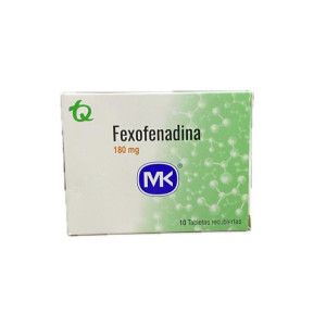 FEXOFENADINA 180 MG CAJA X 10 TABLETAS MK