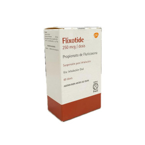 FLIXOTIDE 250 MCG INHALADOR X 60 DOSIS