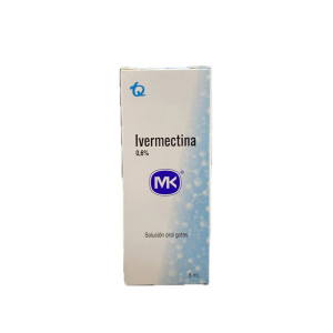 IVERMECTINA 0,6%/ SOLUCION ORAL FRASCO X 5 ML MK