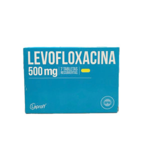 LEVOFLOXACINO 500 MG CAJA X 7 TABLETAS LAPROFF