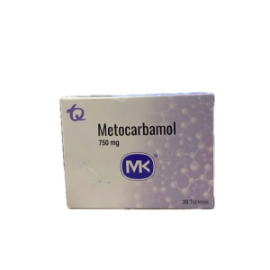 METOCARBAMOL 750 MG CAJA X 20 TABLETAS MK