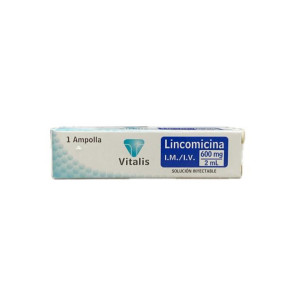 LINCOMICINA 600MG/2ML CAJA X 1 AMPOLLA VITALIS