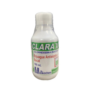 ENJUAGUE BUCAL ANTISEPTICO CLARAX FRASCO X 180 ML BIOCHEM