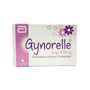 GYNORELLE 2MG/0.02MG CAJA X 28 TABLETAS