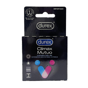 PRESERVATIVO DUREX CLIMA MUTUO CAJA X 3 UNDS