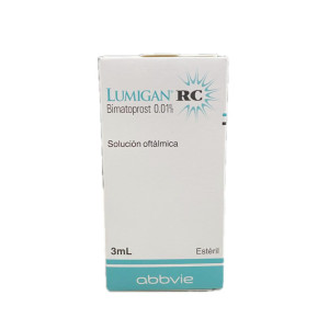LUMIGAN RC 0.1% SOLUCION OFTALMICA FRASCO X 3 ML