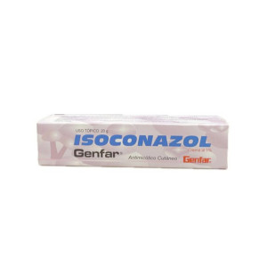 ISOCONAZOL 1% CREMA TOPICA TUBO X 20 GR GENFAR 