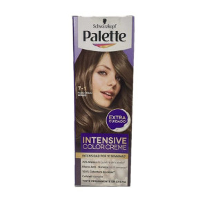 TINTURA PALETTE  7-1 RUBIO MEDIO CENIZO TUBO X 50 ML