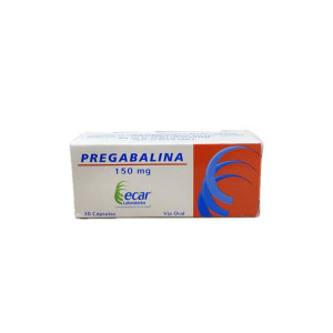 PREGABALINA 150 MG CAJA X 30 CAPSULAS ECAR