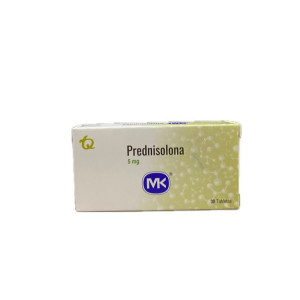 PREDNISOLONA 5 MG CAJA X 30 TABLETAS MK
