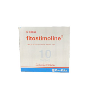 FITOSTIMOLINE CAJA CON 10 GASAS DE 10 X 10 CM