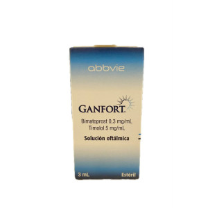 GANFORT SOLUCION OFTALMICA FRASCO X 3 ML
