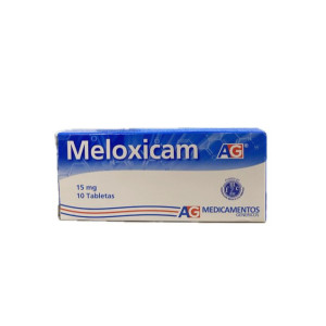 MELOXICAM 15 MG CAJA X 10 TABLETAS AG
