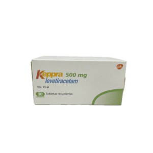 KEPPRA 500 MG CAJA X 30 TABLETAS 