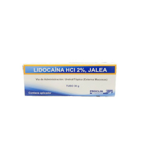 LIDOCAINA HCI 2%, JALEA CON APLICADOR TUBO X 30 GR 