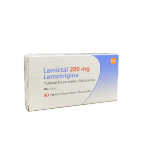 LAMICTAL 200 MG CAJA X 30 TABLETAS 